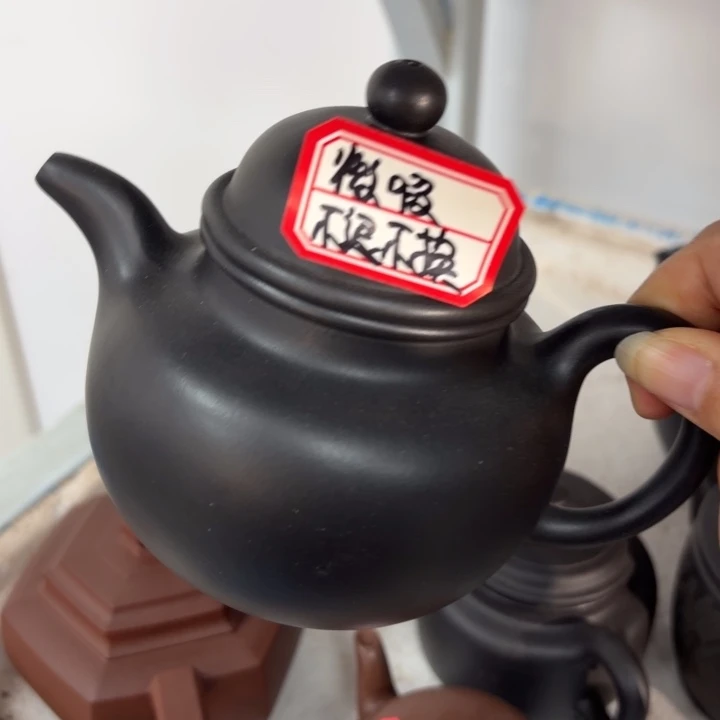 紫砂茶壶优秀！宜兴原矿底槽青