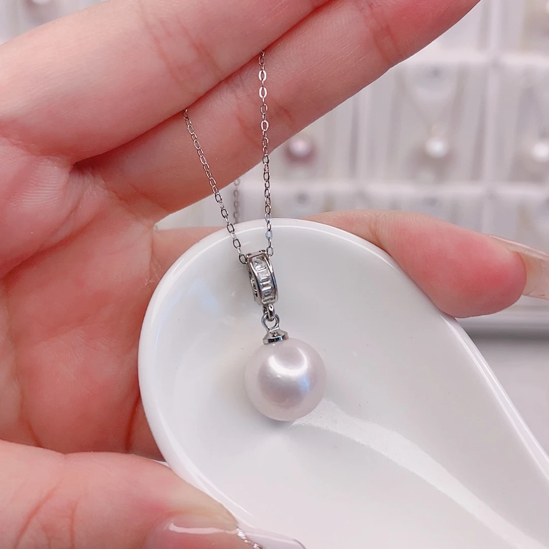 淡水珍珠未镶嵌吊坠(赠链)