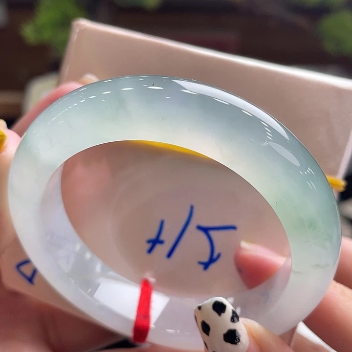 未镶嵌手镯翡翠51.7冰块 纯
