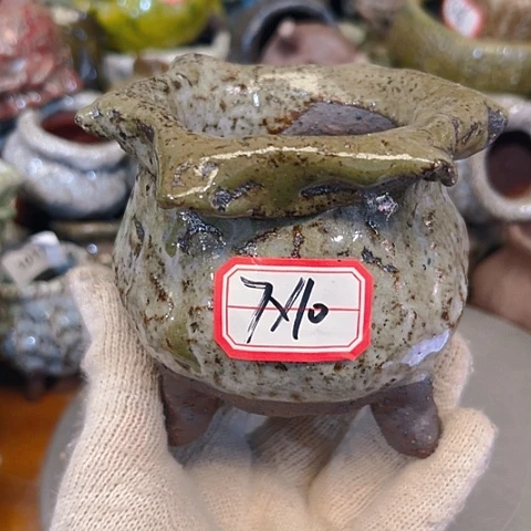 粗陶花盆手工花盆制作