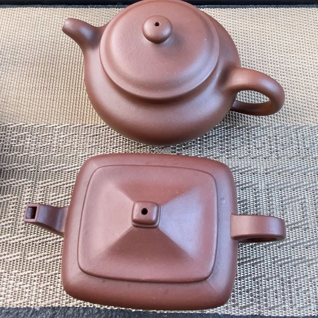 喜***爷紫砂茶壶手工制作工艺精湛两把