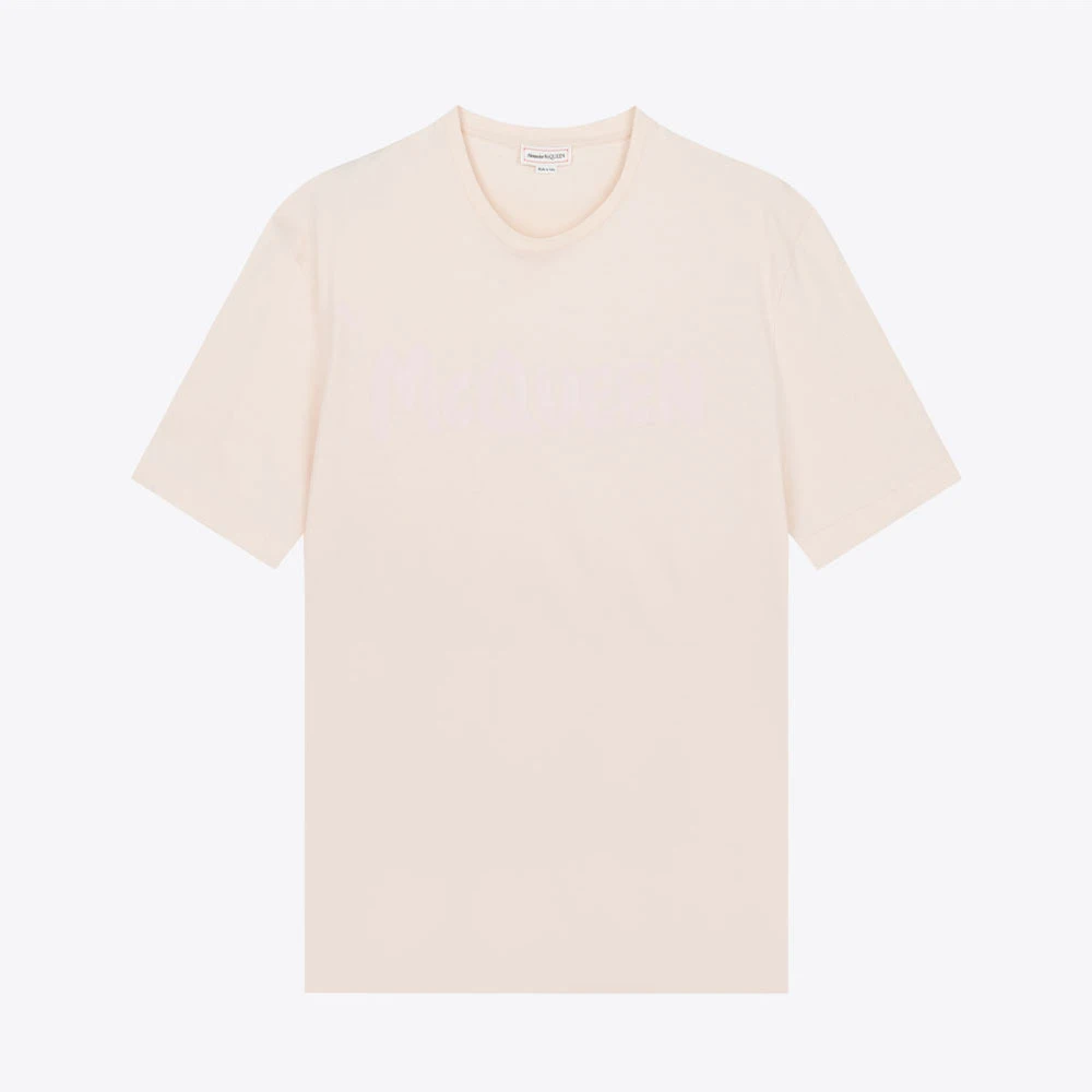 ALEXANDER MCQUEEN麦昆男休闲圆领体恤衫短袖T恤622104QTZ570907