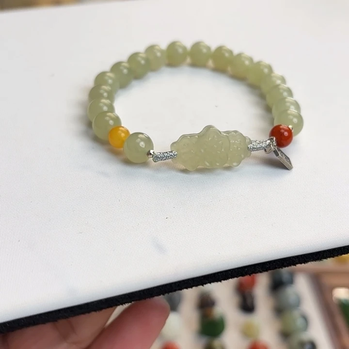 和田玉未镶嵌手链