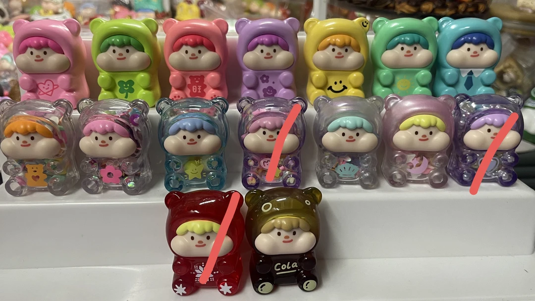 肉球小狐仙， 肉球小熊软糖，单颗萌粒摆件 直播间问价