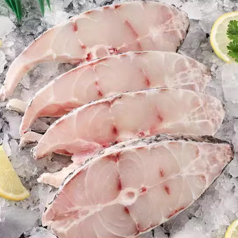 东海大鮸鱼鲜切速冻无冰鮸鱼段3斤深海捕顺丰