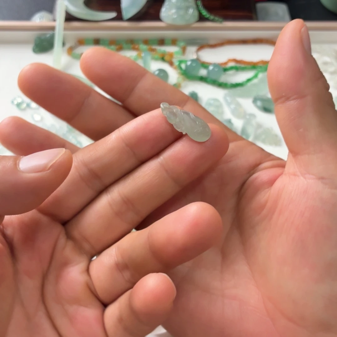 未镶嵌定制翡翠钱袋