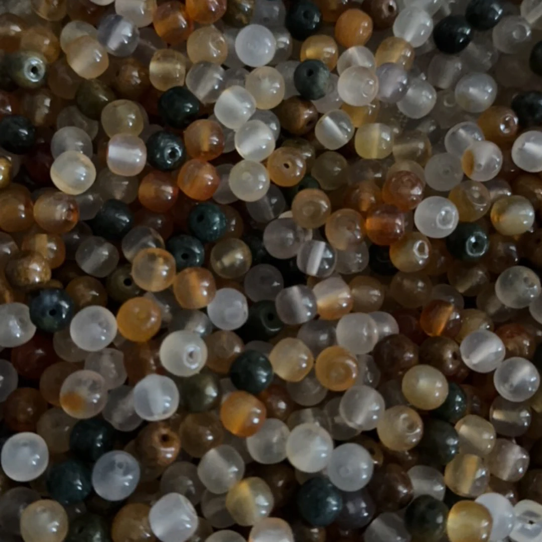 北红天然玛瑙，8/9老型珠子一单30粒