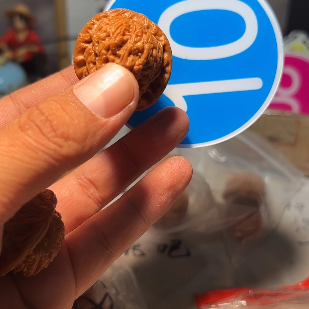 头***香文玩核桃，蓝色10号