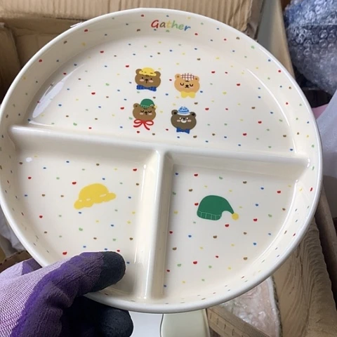 盘陶瓷制品满25拼单发货默认微瑕