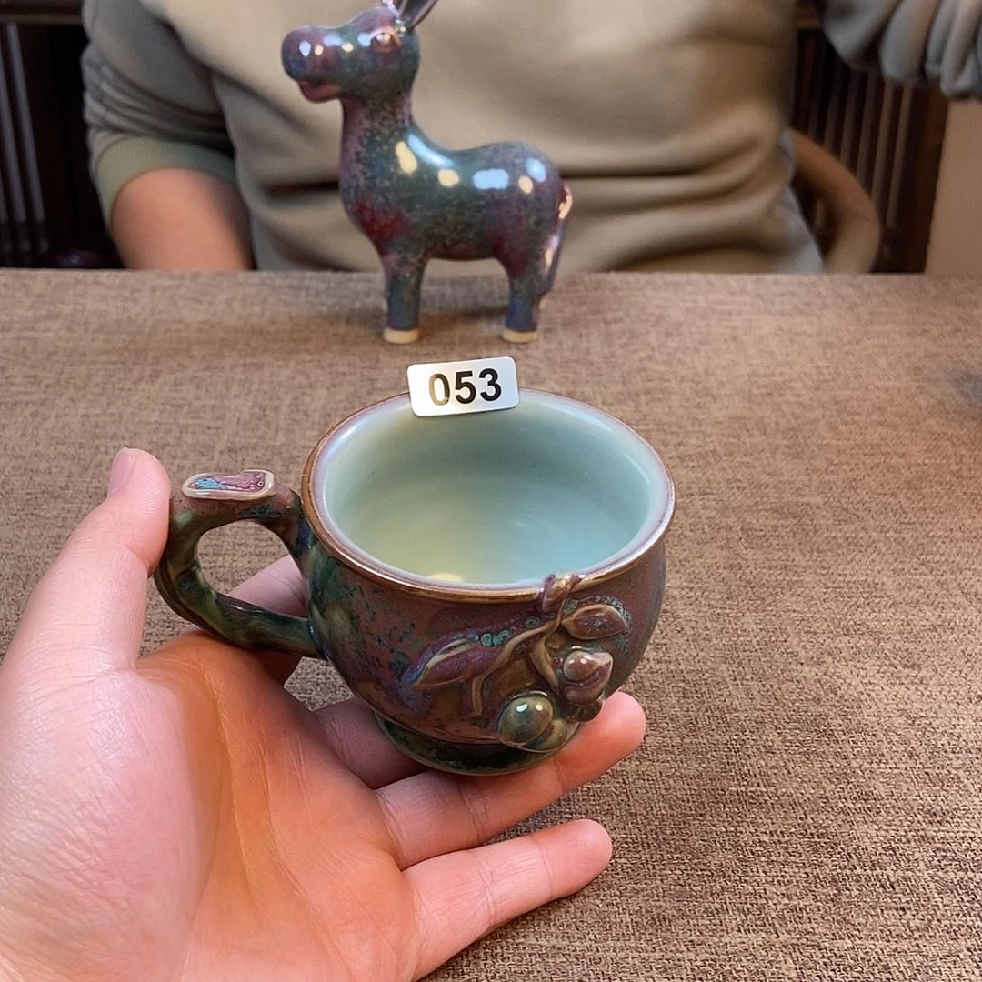 瓷片钧瓷主人杯杯