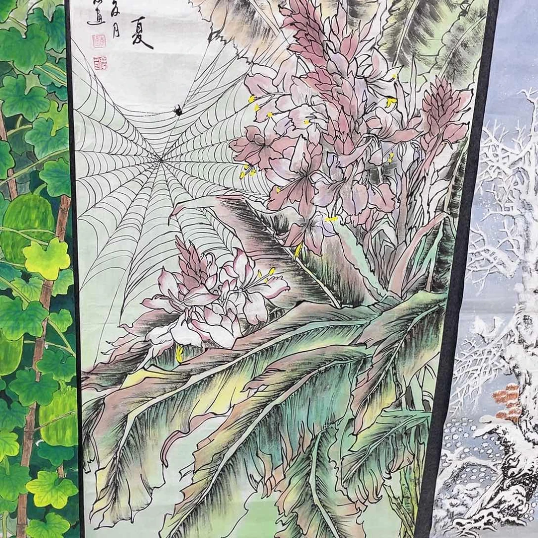 国画作品小姐姐放漏…