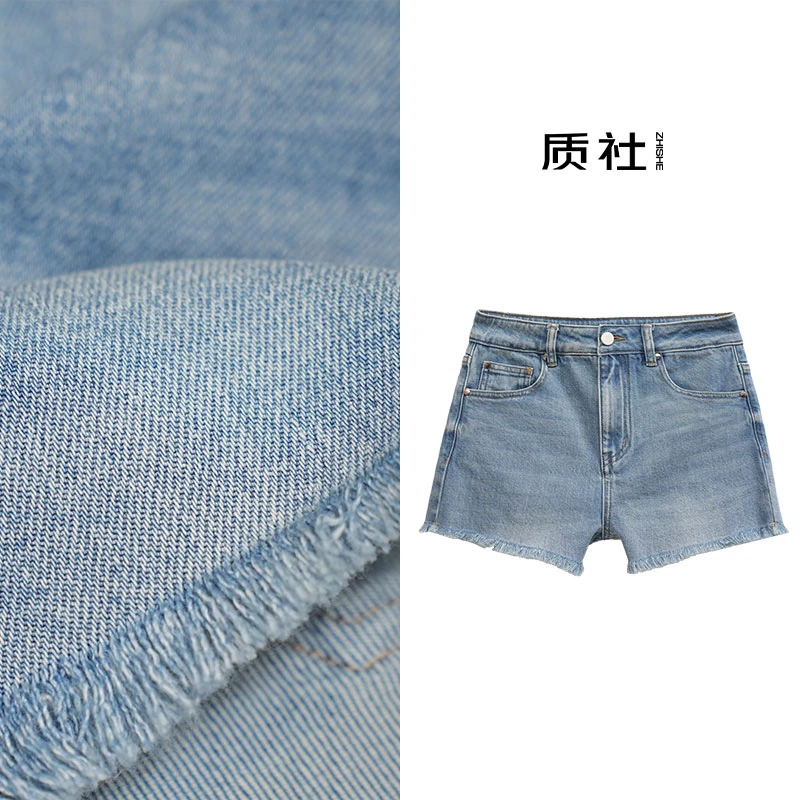 质社原创设计夏季新款流苏弹力牛仔热裤WC003-1