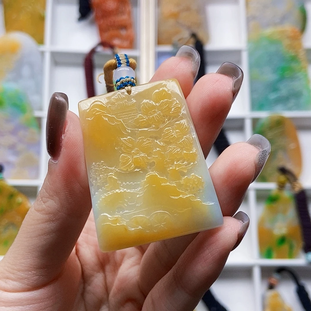 定制翡翠未镶嵌天然翡翠A货