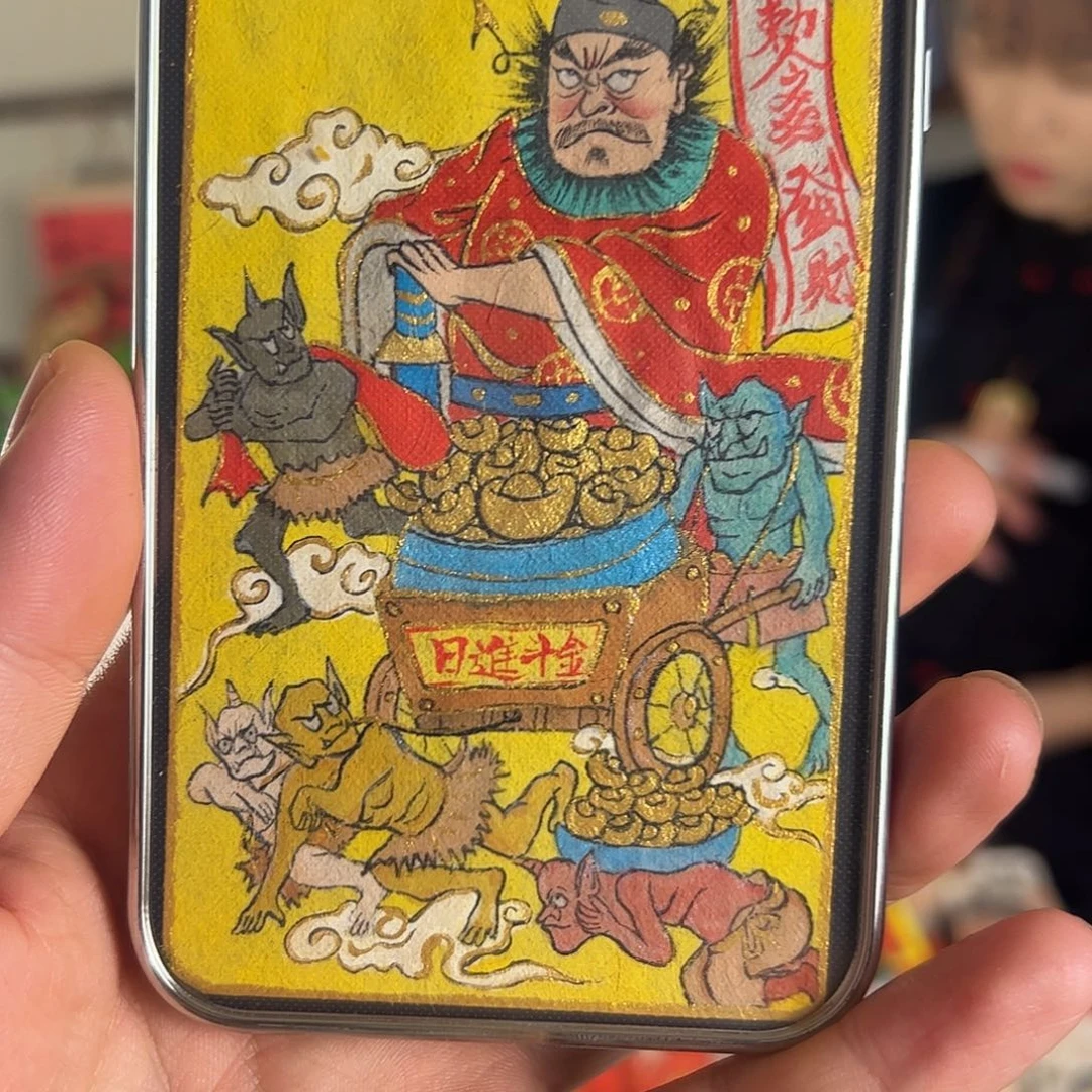 你***叫纯手绘钟馗文创画