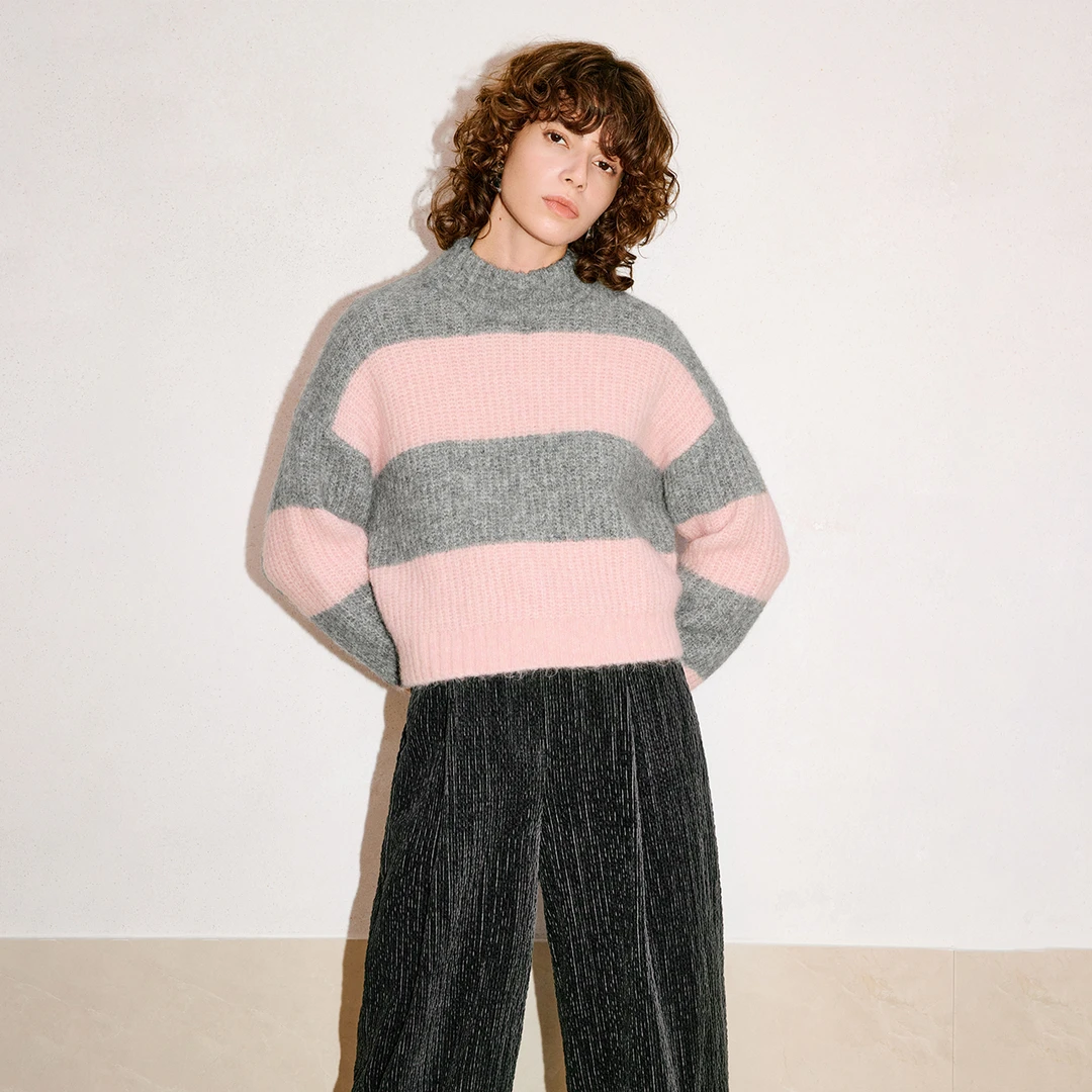 COVERINS2025冬季新款针织衫CC35506220