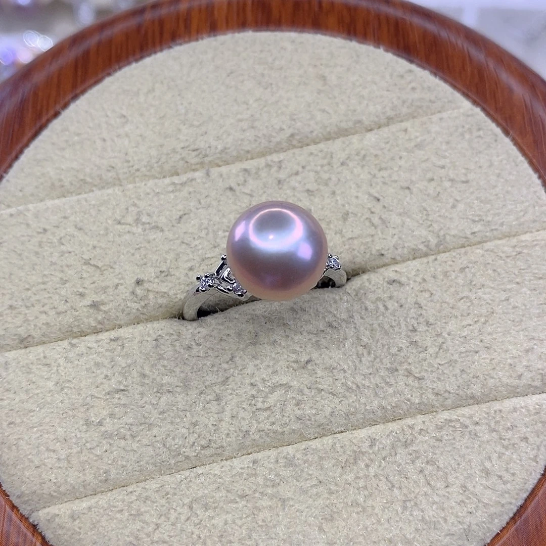淡水珍珠戒指合金