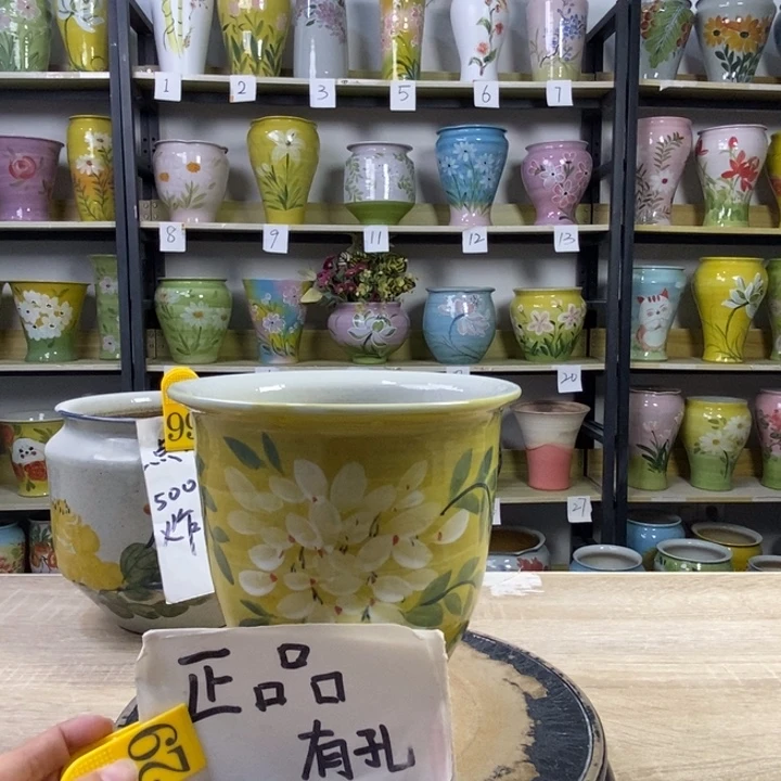 景德镇高温陶瓷花盆