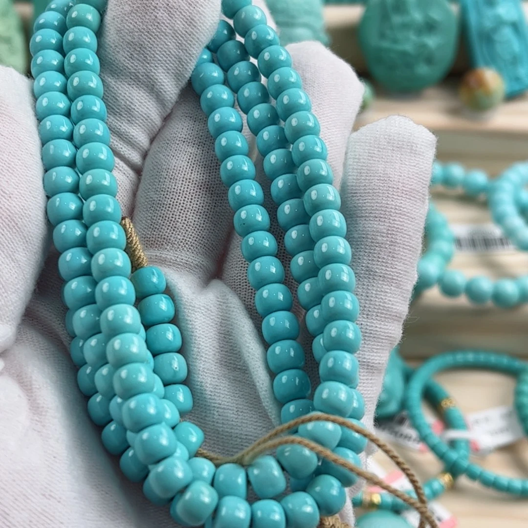 未镶嵌绿松石尺寸6.5mm