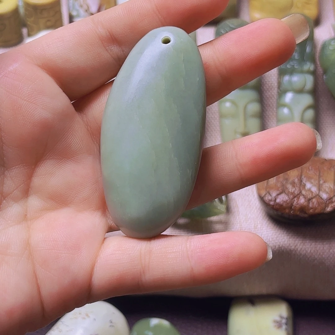 岫岩河磨玉（透闪石质玉）未镶嵌挂件