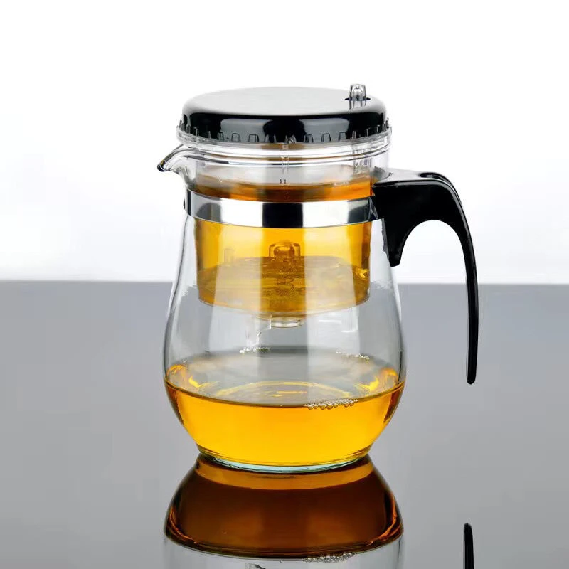 500毫升加厚耐热玻璃泡茶壶可拆洗过滤内胆茶水分离玻璃玲珑