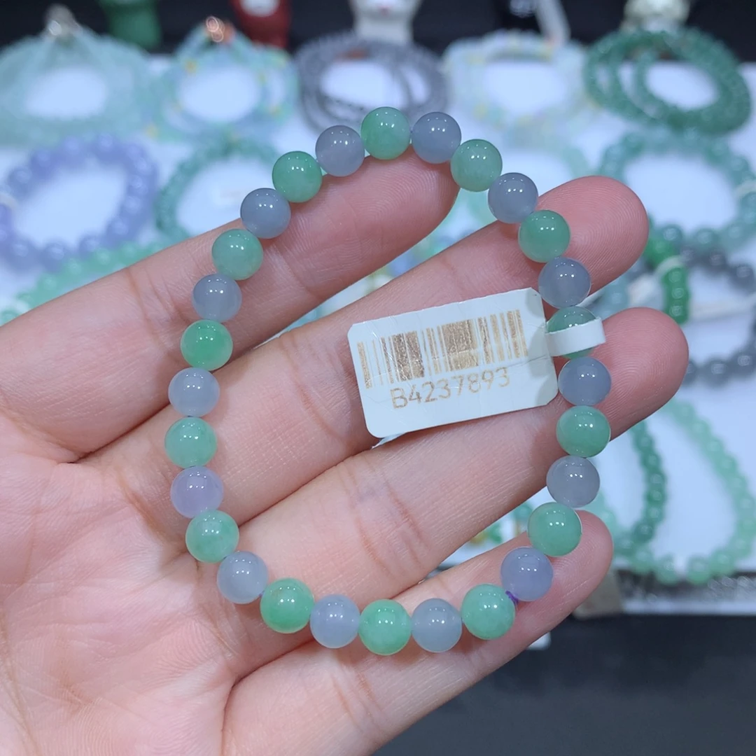 翡翠未镶嵌手串天然