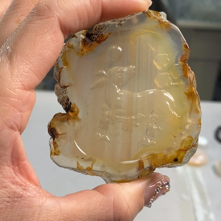 玛瑙/玉髓吊坠(不含链)未镶嵌