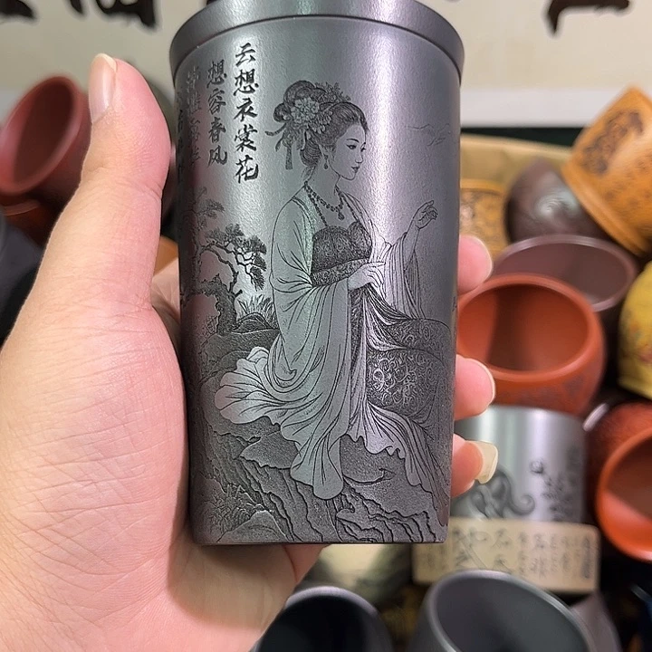 茶杯紫砂全手工紫砂主人杯