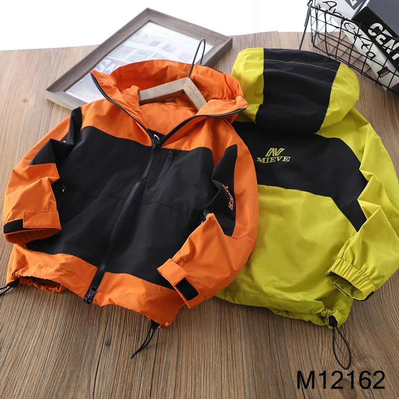 【MIEVE DUCK】春款儿童梭织暗格冲锋衣时尚百搭中大童外套12162