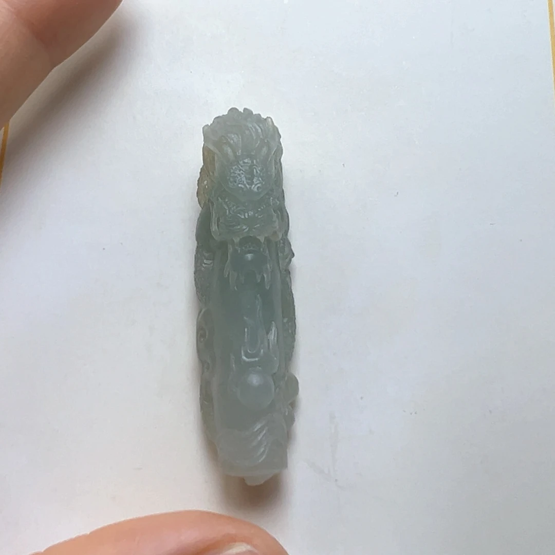 未镶嵌定制翡翠缅甸翡翠A货盘龙柱