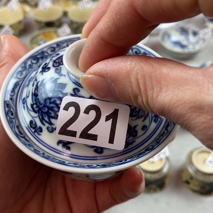 龙***莹瓷片手工手绘手工制作