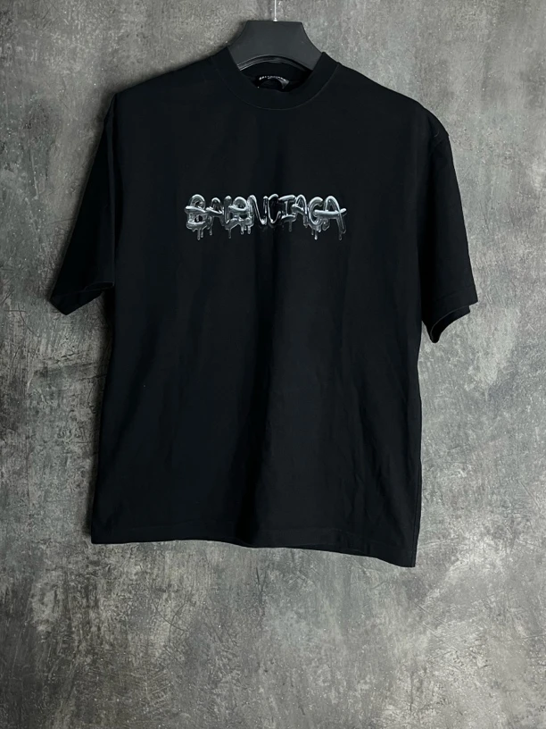 全新未使用 Balenciaga/巴黎世家 XXS码*1/ 果冻 Logo短袖/03639