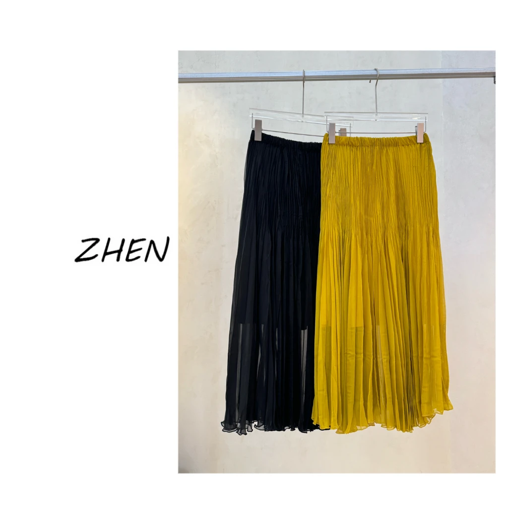 【ZHEN】25Y00147 2025新款半裙显瘦遮肉小众设计款