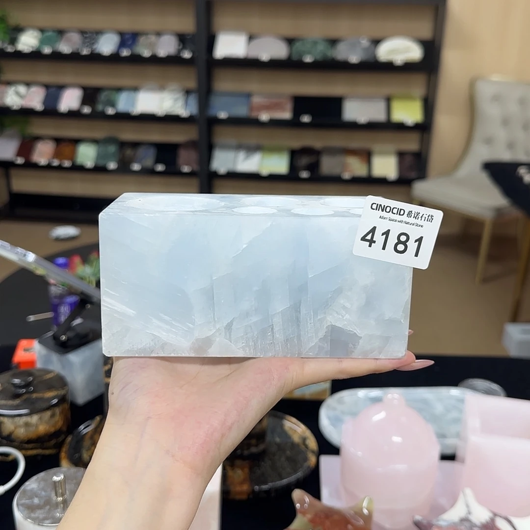 石材D****?4181 蓝水晶牙刷架