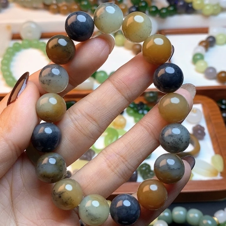 和田玉未镶嵌手链