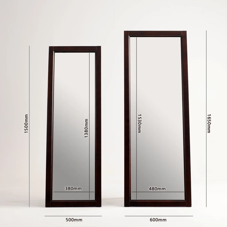 AS928特价进口德国红榉木穿衣镜壁挂落地家用复古客厅