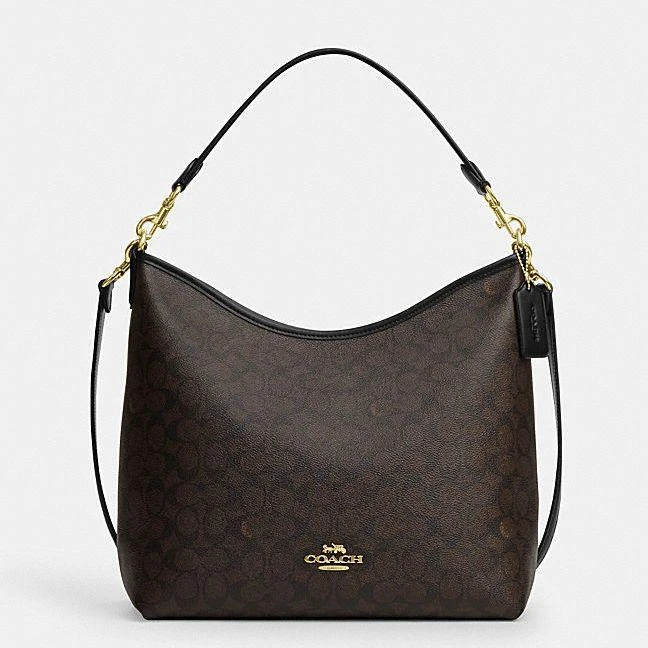 COACH/蔻驰经典标志LAUREL大号单肩包CY685 IMXAQ