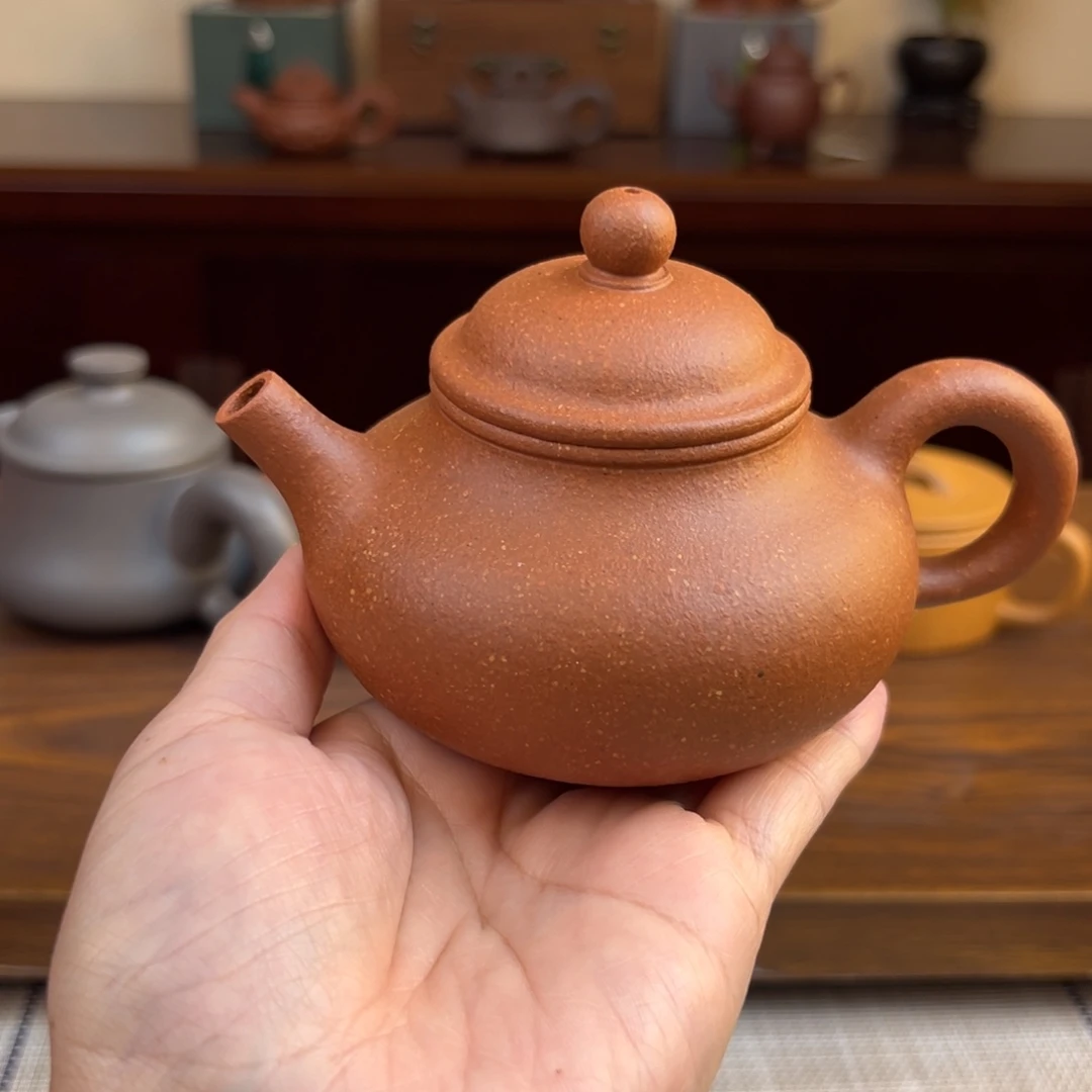 东***方紫砂茶壶黄降坡容天全手200cc