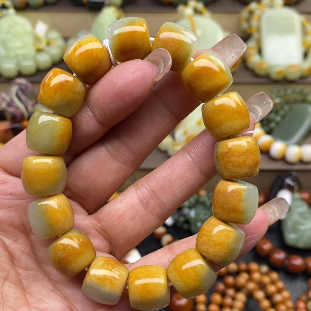 透闪石质玉未镶嵌手串