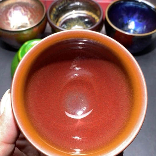 茶盏建盏主人杯茶壶盖碗品茗杯029