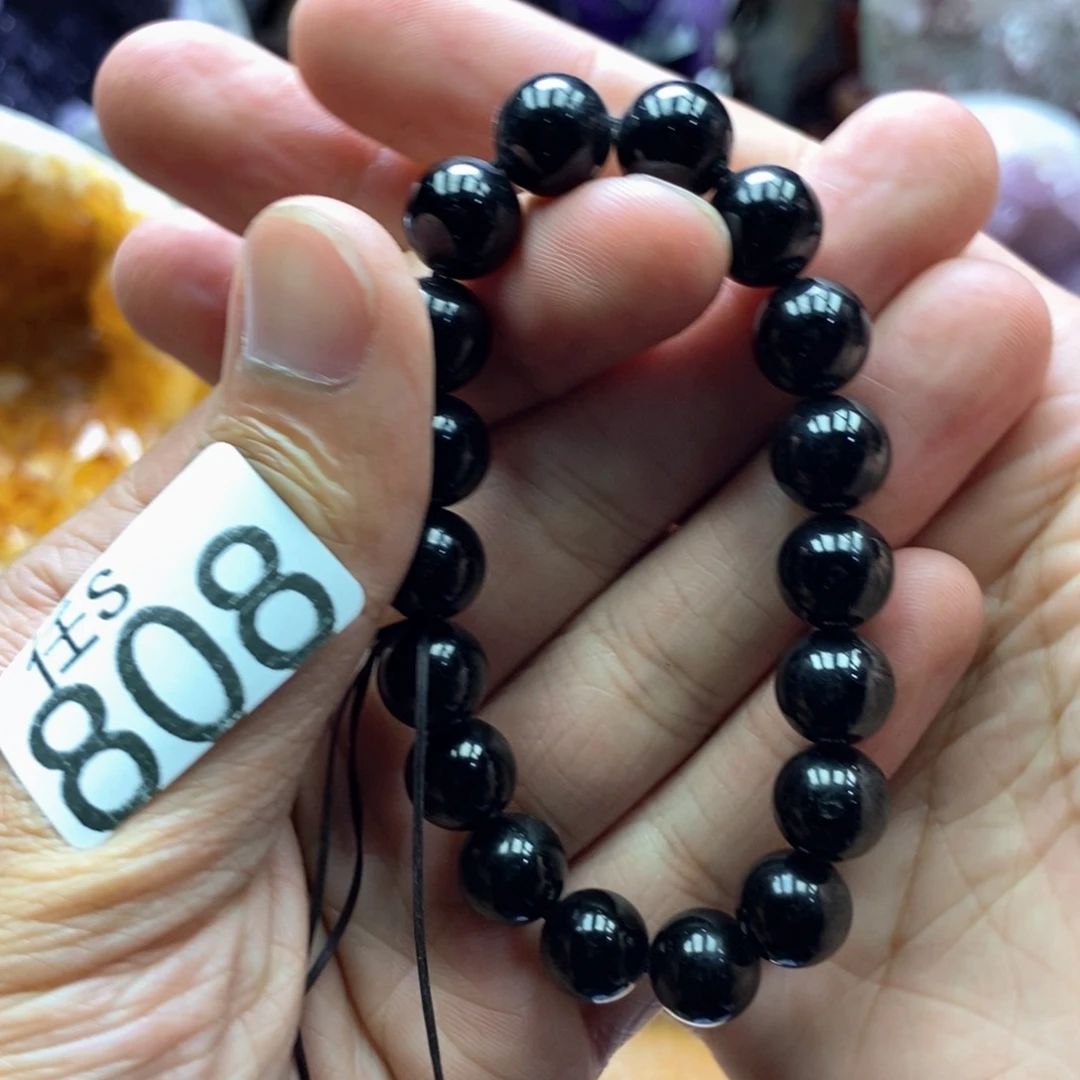 水晶手链未镶嵌黑曜石