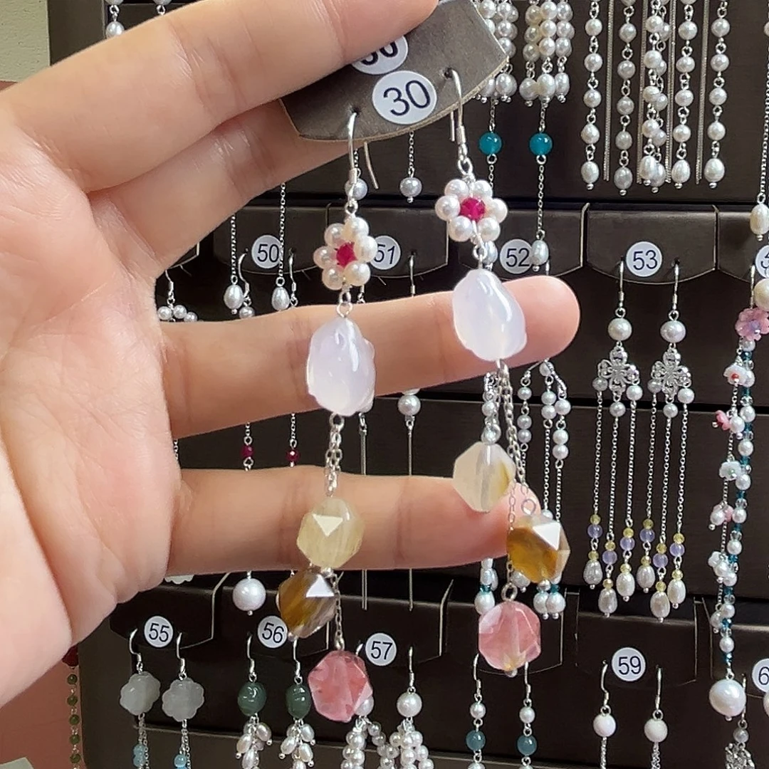 ¹***妹925银博雅手作S925纯银耳饰