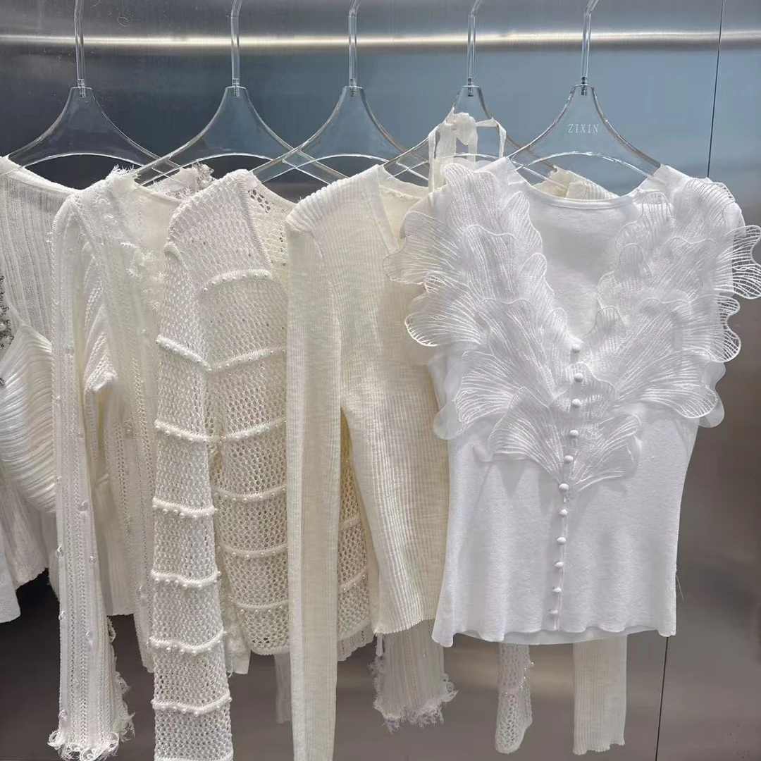 ZX推荐【年末福利】百搭时尚日常通勤小众设计感针织衫上衣