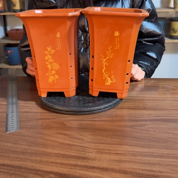 紫砂紫砂花盆破损补发