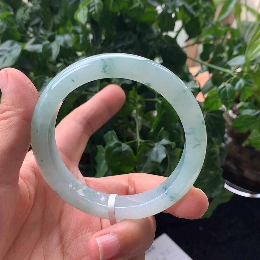 翡翠未镶嵌手镯16号