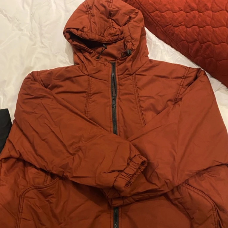 新款冬季两面穿连帽简约大气宽松休闲百搭棉服外套