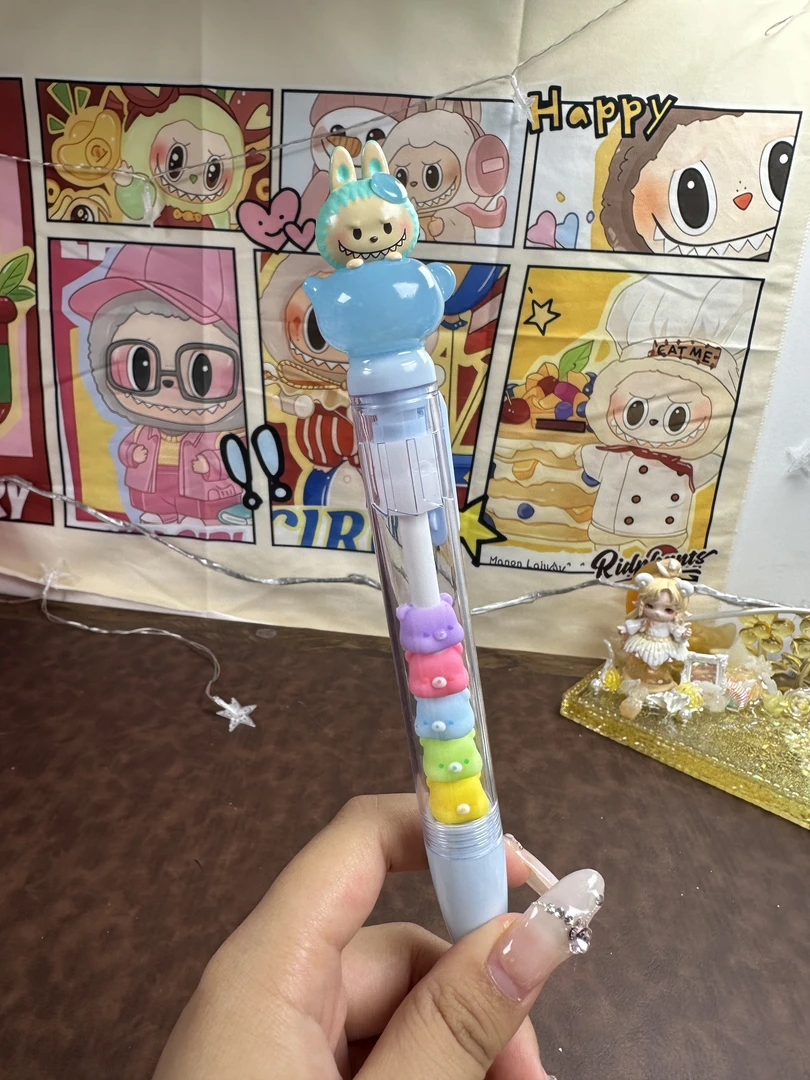 可爱公仔造型DIY手工萌粒中性笔仙女小礼物
