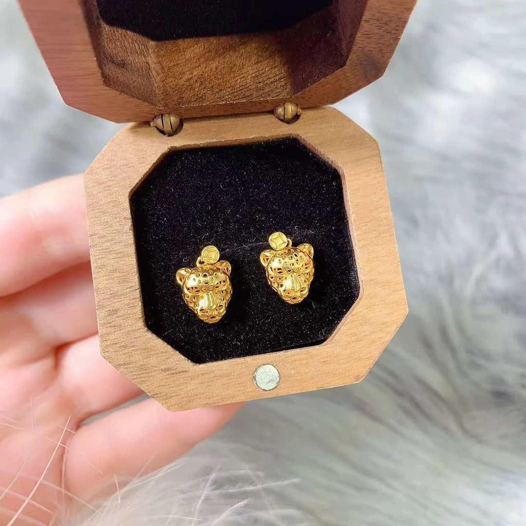 【伟新源】足金999 5G工艺 豹子头弯钩3.07克