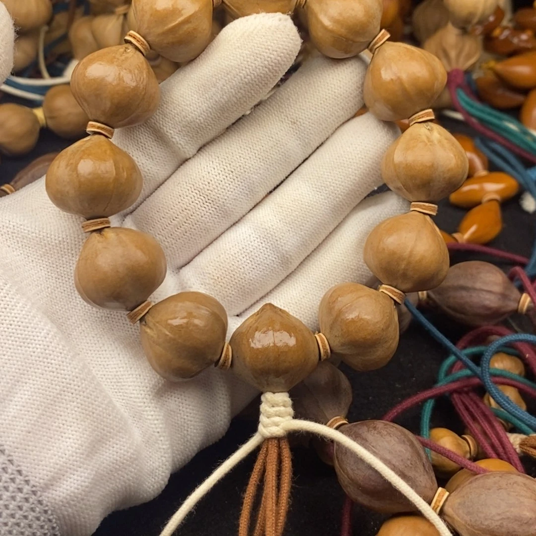 柒***哥橄榄核手串/手链2120三花大蒜头12颗