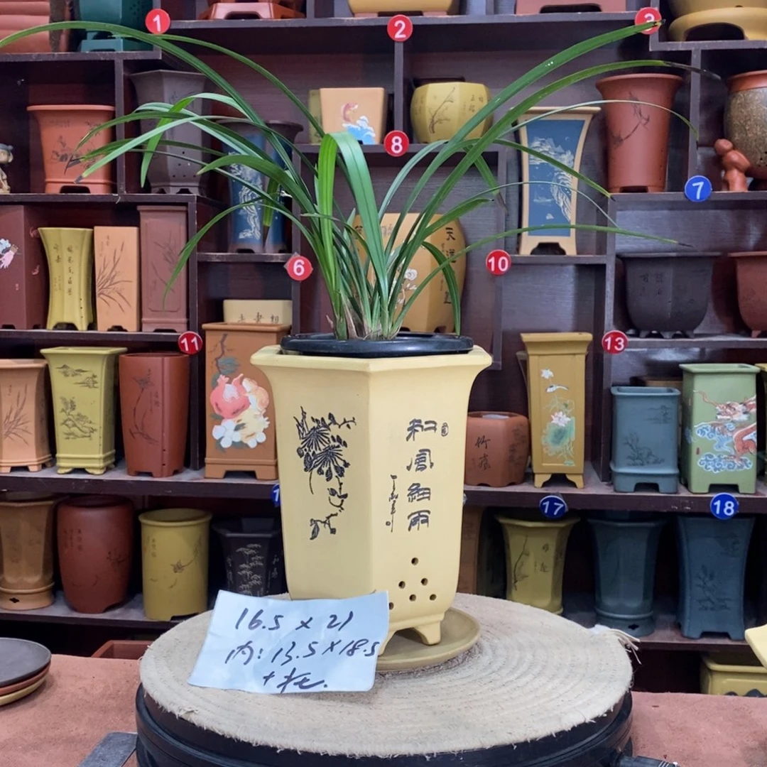 紫砂艺术紫砂花盆