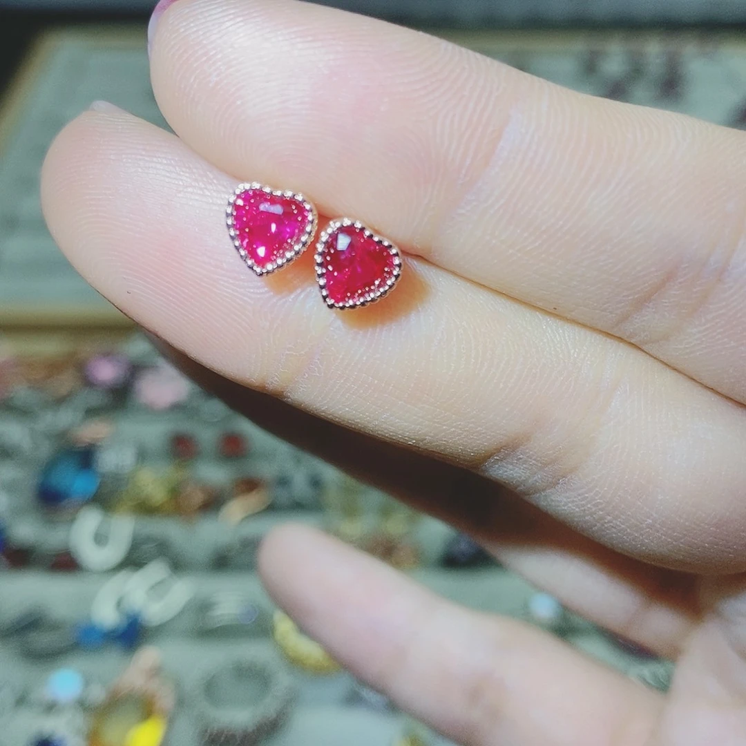 【闪购商品】托帕石耳饰银S925镶嵌